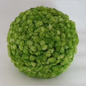 dekoračná guľa, umelá dekoračná guľa, trávová guľa, guľa tráva, zelená dekoračná guľa, travova gula